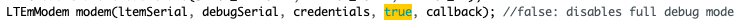 Enable extended Debugging